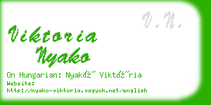 viktoria nyako business card